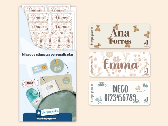 Etiquetas personalizadas Jollein pequeñas