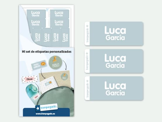 Etiquetas personalizadas pequeñas - Set económico