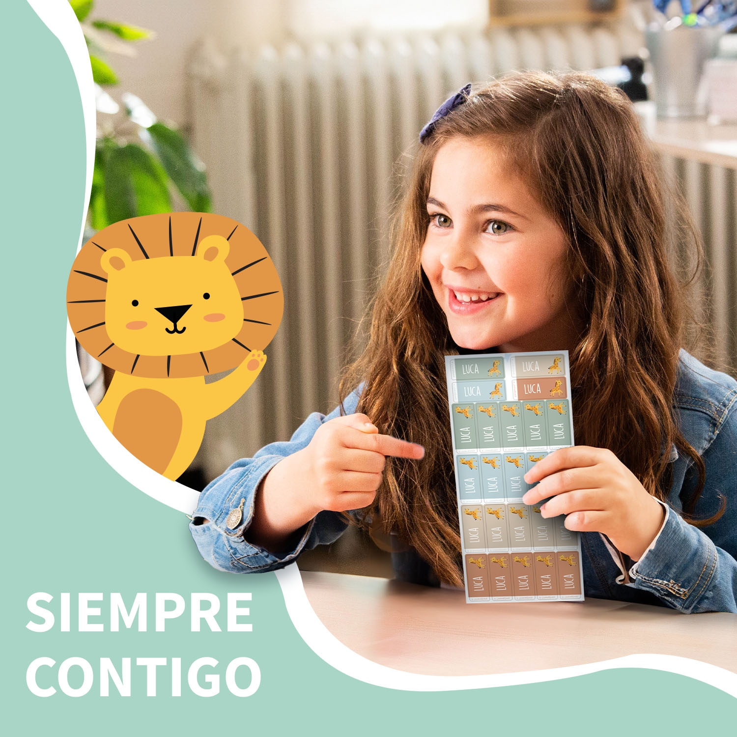 Etiquetas personalizadas con tema pequeñas