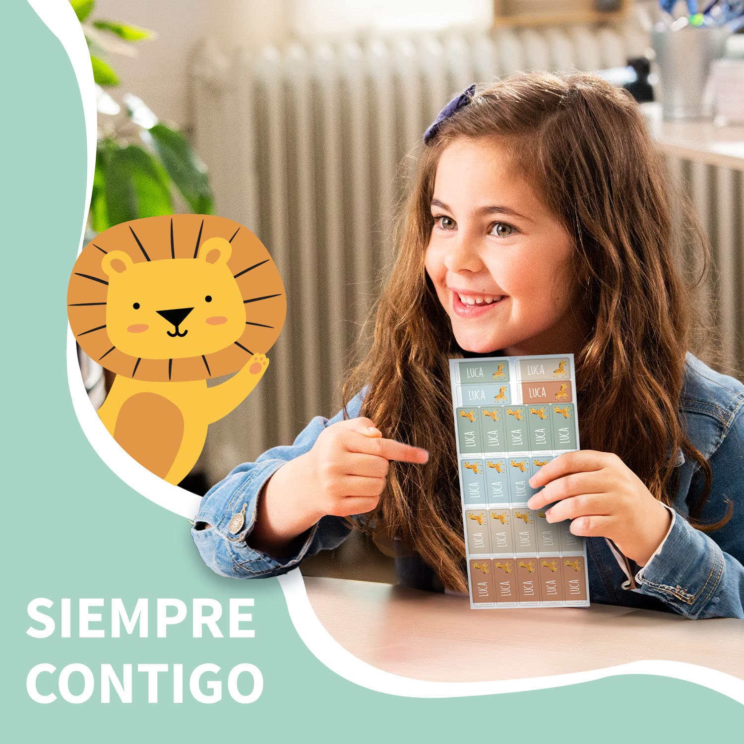 Etiquetas personalizadas con tema pequeñas