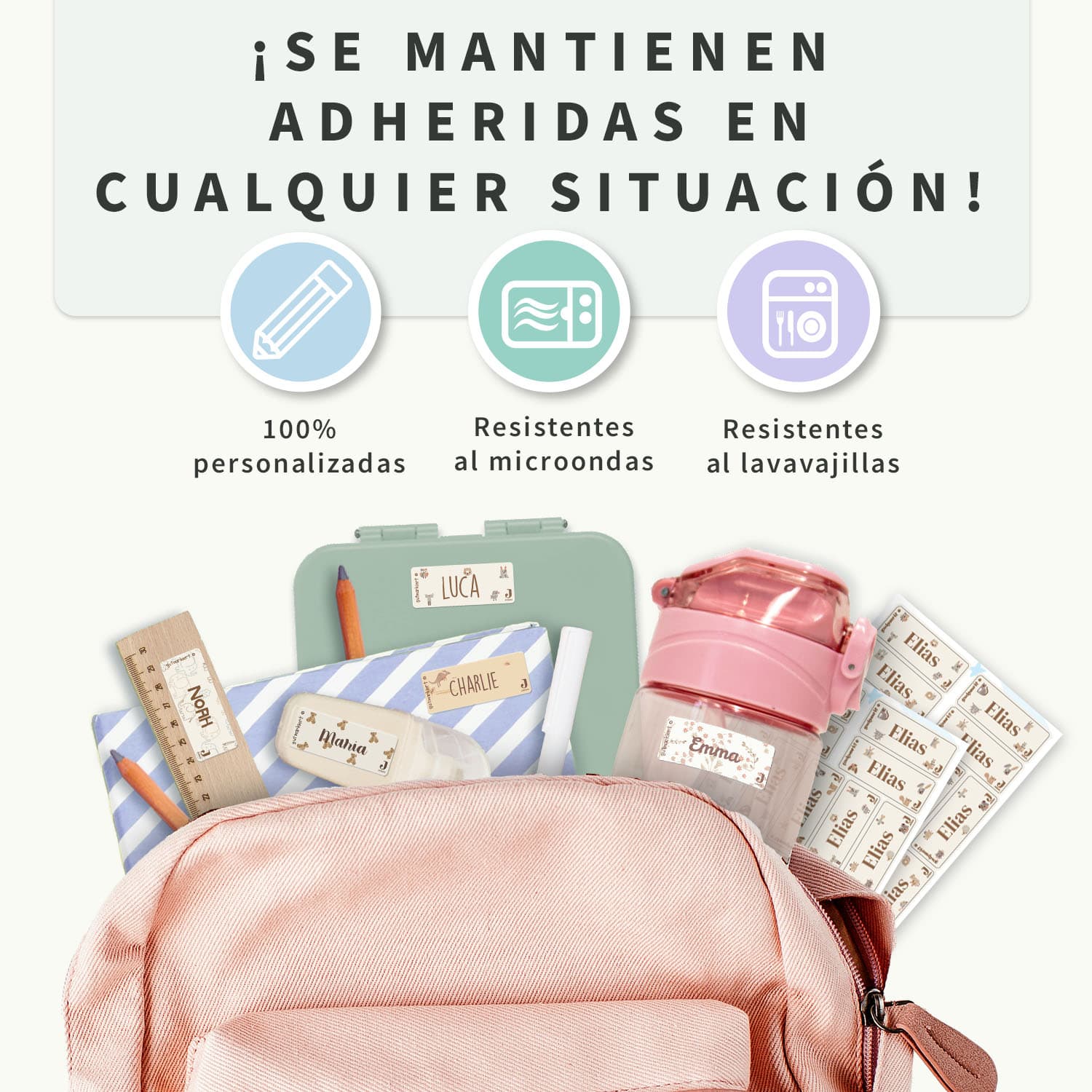 Etiquetas personalizadas Jollein pequeñas