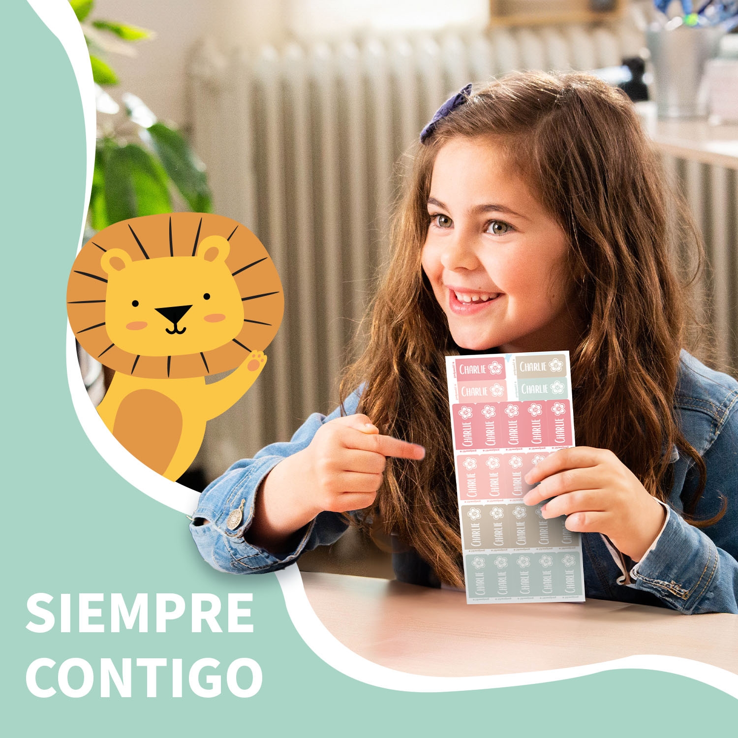 Etiquetas adhesivas personalizadas pequeñas – Multicolor