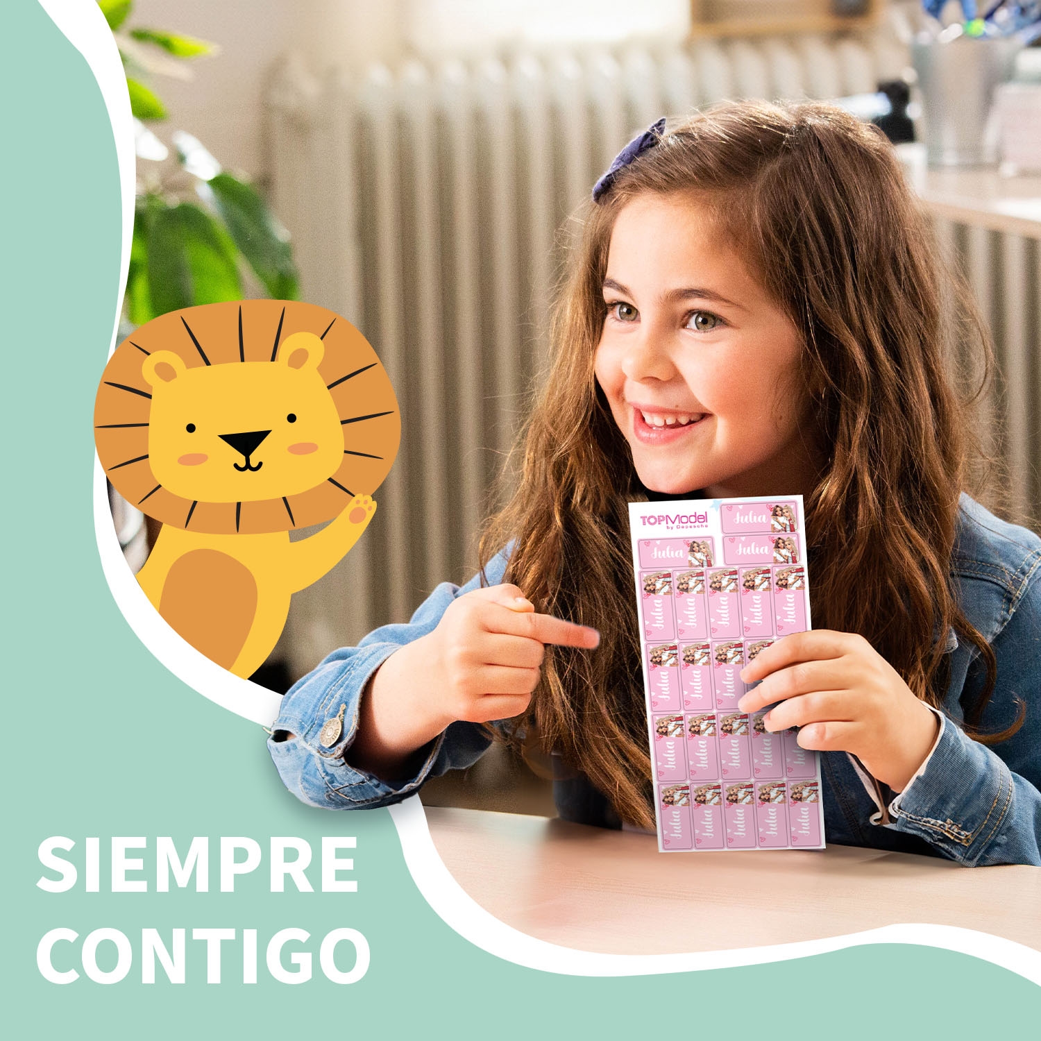 Etiquetas personalizadas TOPModel pequeñas