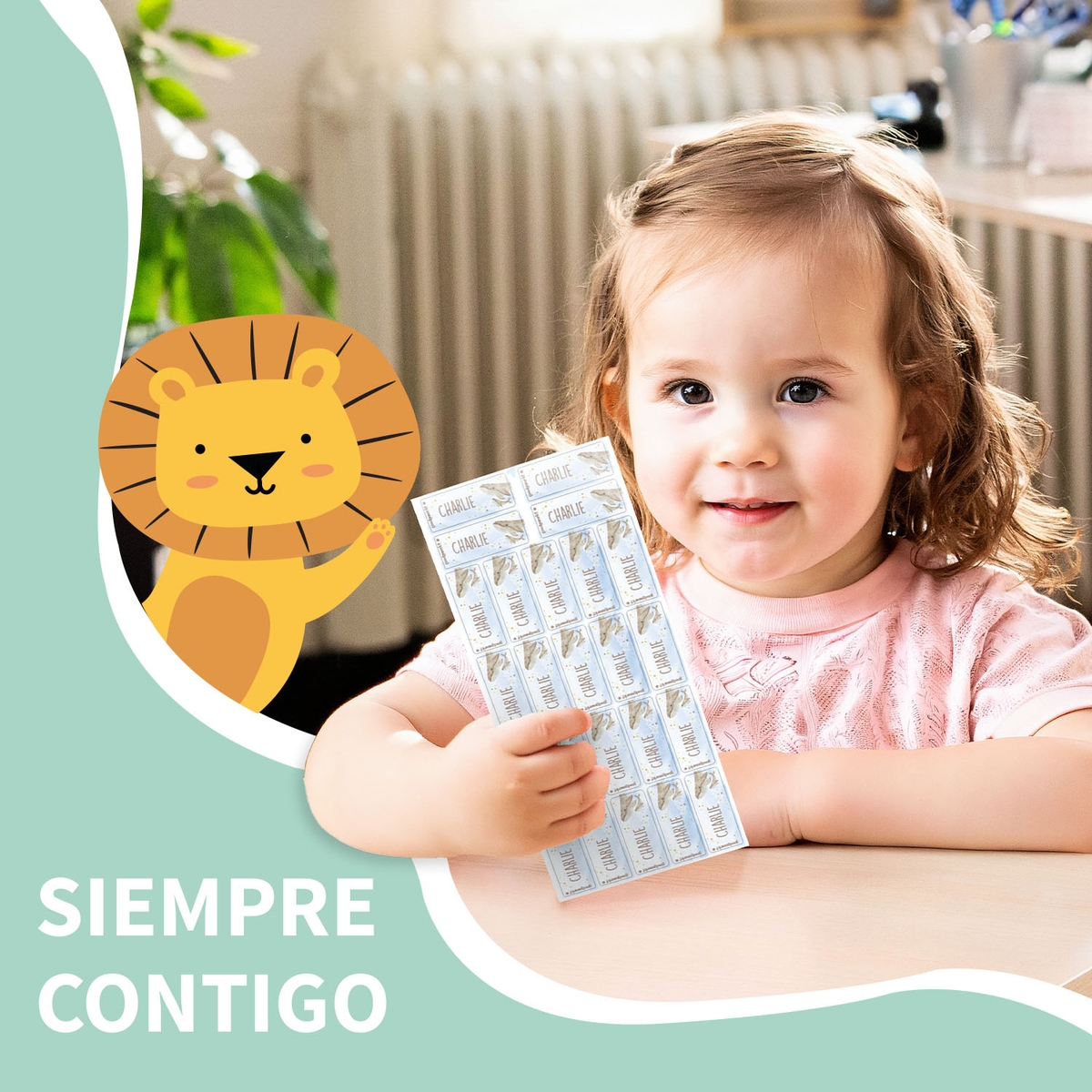 Etiquetas personalizadas Acuarela pequeñas