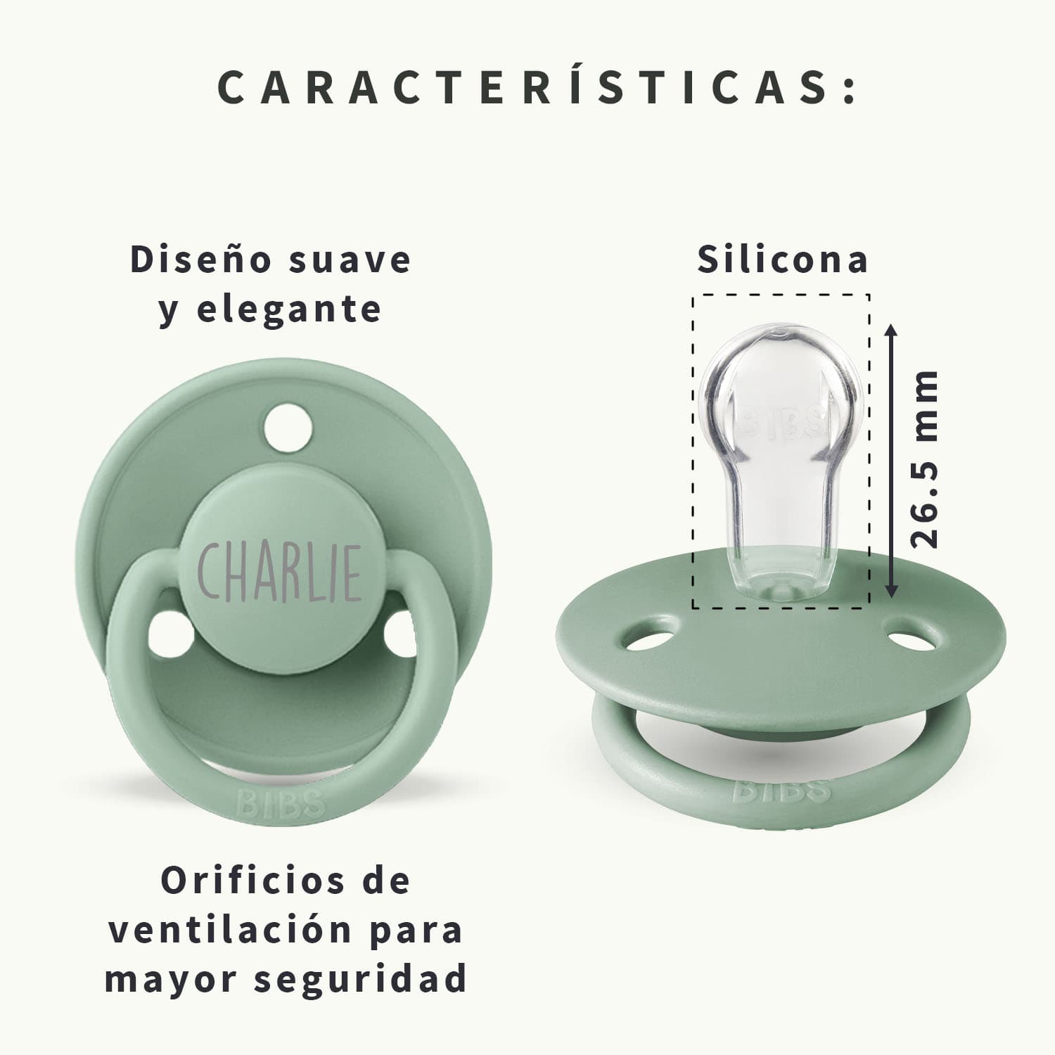Chupete personalizado BIBS