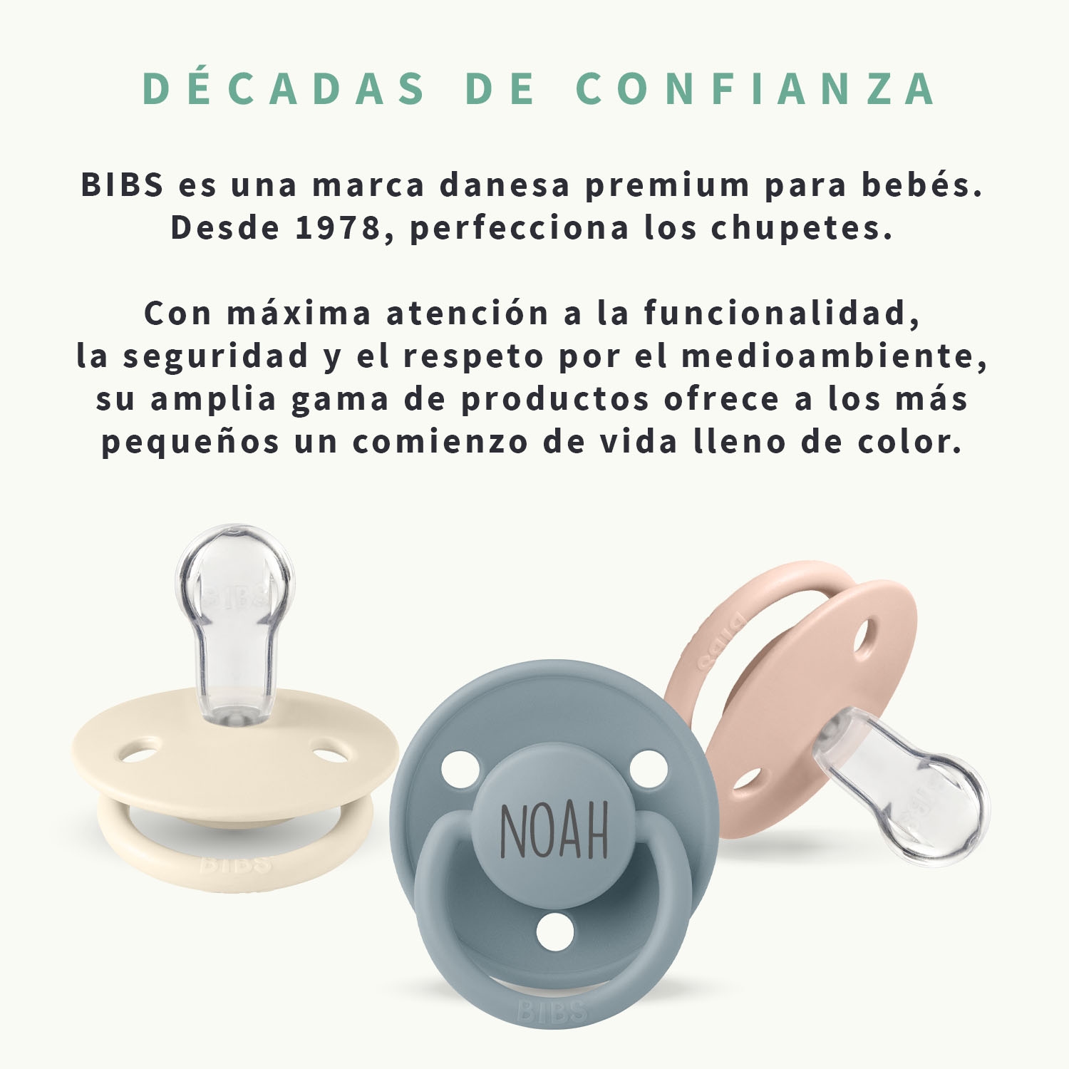 Chupete personalizado BIBS