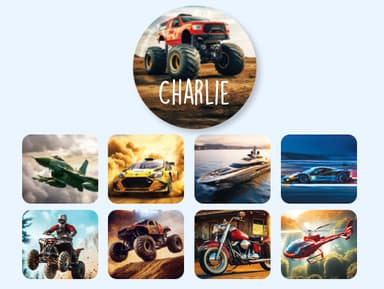 Etiquetas personalizadas redondas Mundo Real