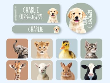 Kit de etiquetas personalizadas Mundo Real