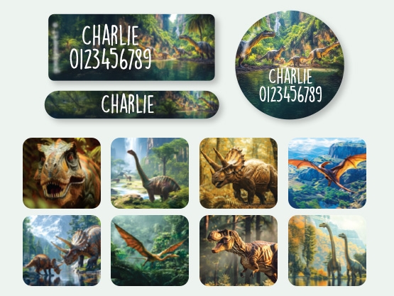 Kit de etiquetas personalizadas Mundo Real