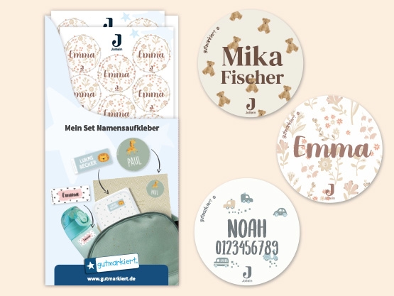 Etiquetas personalizadas redondas Jollein