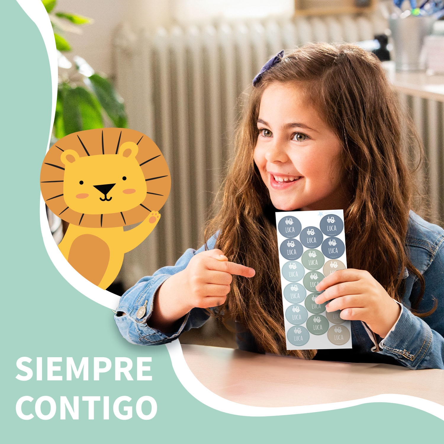 Etiquetas personalizadas redondas