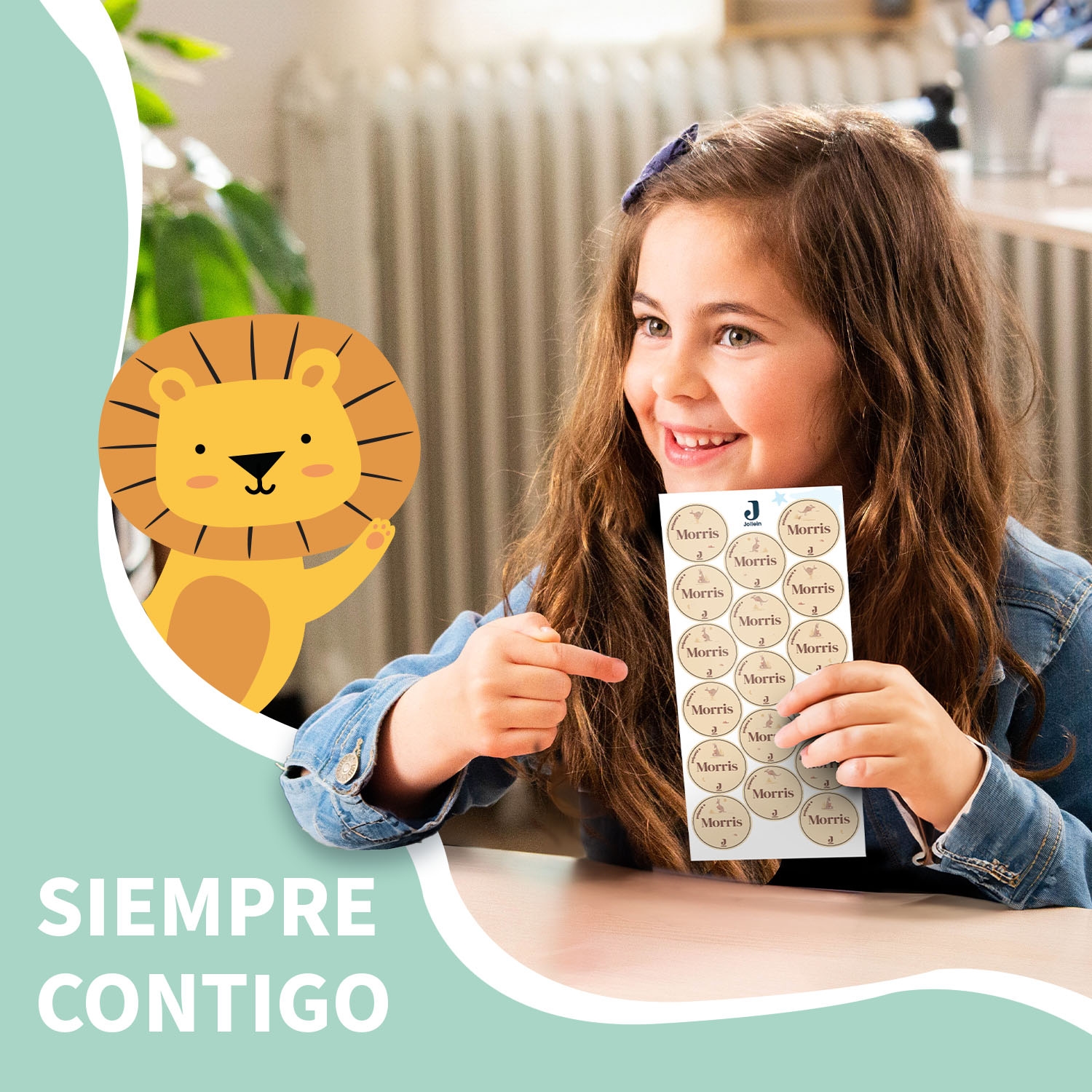 Etiquetas personalizadas redondas Jollein
