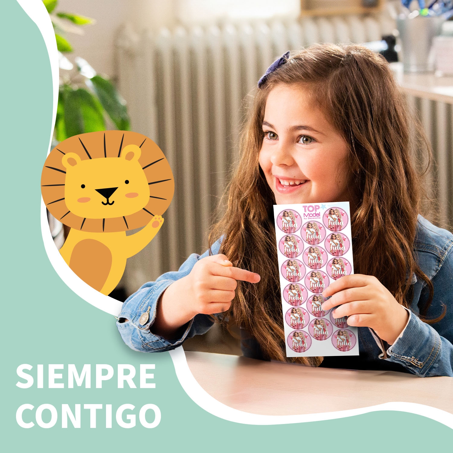 Etiquetas personalizadas redondas TOPModel