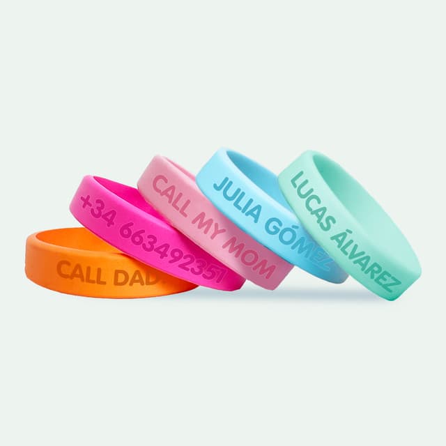 Pulsera personalizada SOS