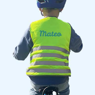 Chaleco de seguridad fluorescente para niños - Básico