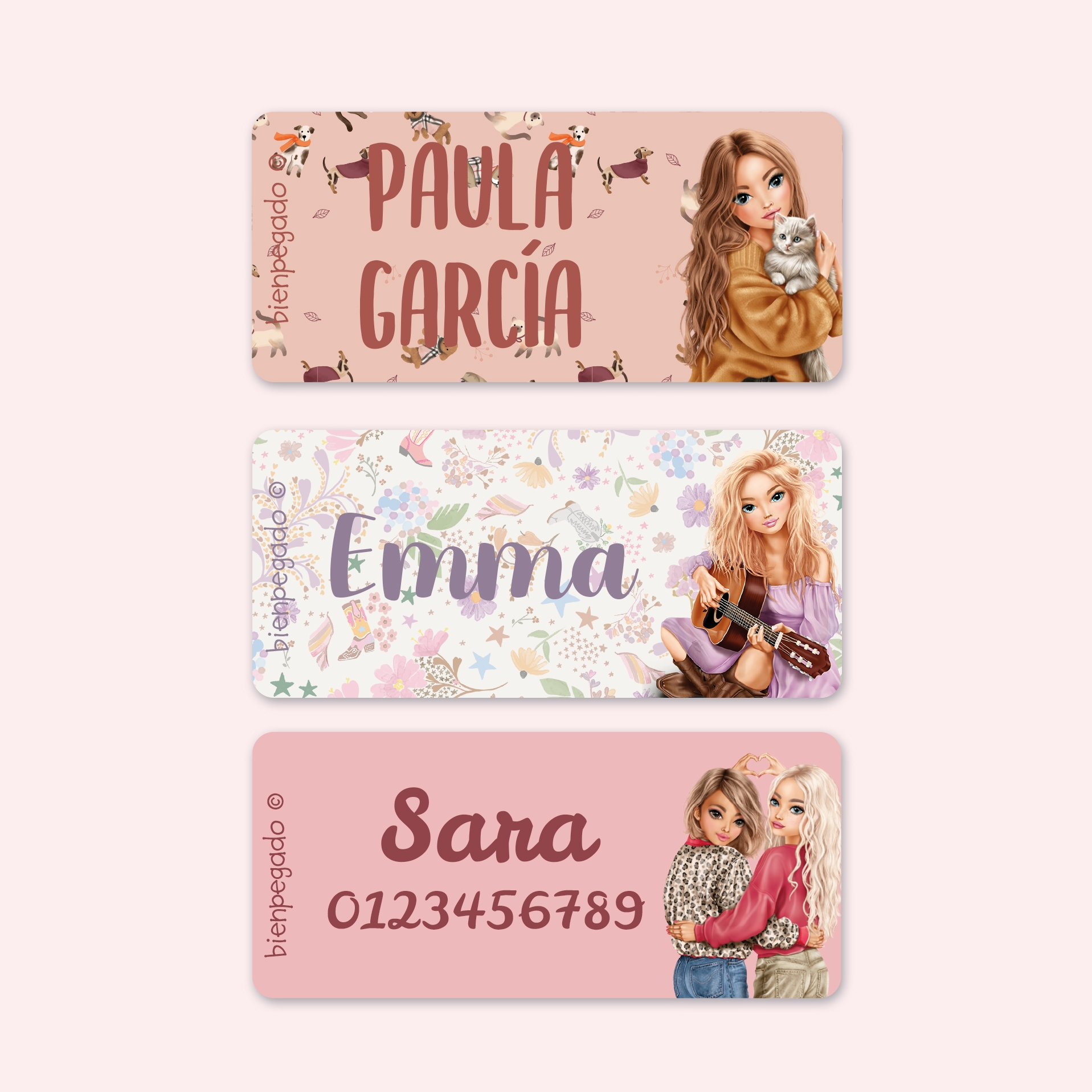 Etiquetas para ropa TOPModel