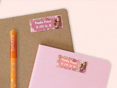 Etiquetas personalizadas TOPModel pequeñas