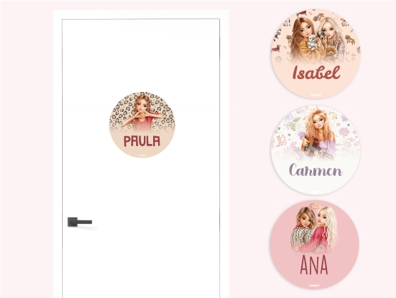 Pegatina para puerta TOPModel