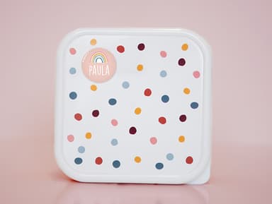 Etiquetas personalizadas redondas con tema