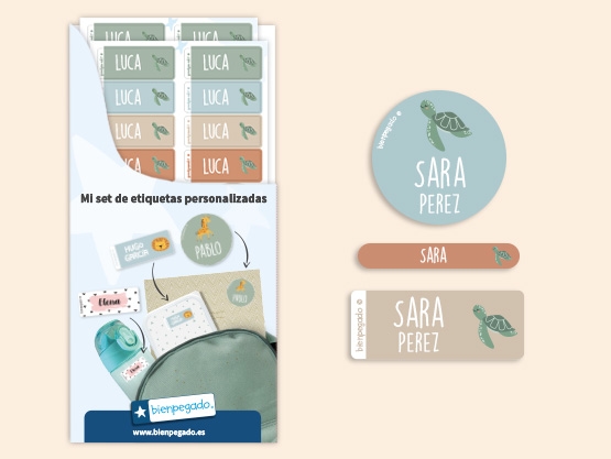 Kit de etiquetas personalizadas