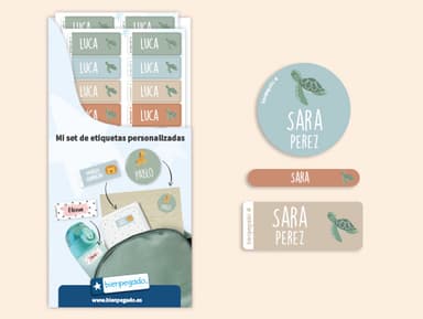 Kit de etiquetas personalizadas