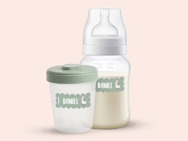 Etiquetas personalizadas con tema onduladas