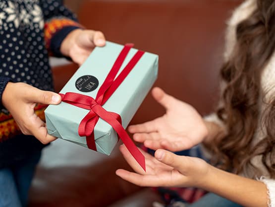 Etiquetas navideñas personalizadas
