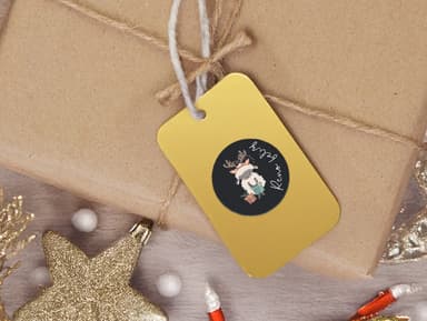 Etiquetas navideñas personalizadas
