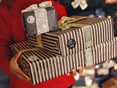 Etiquetas navideñas personalizadas